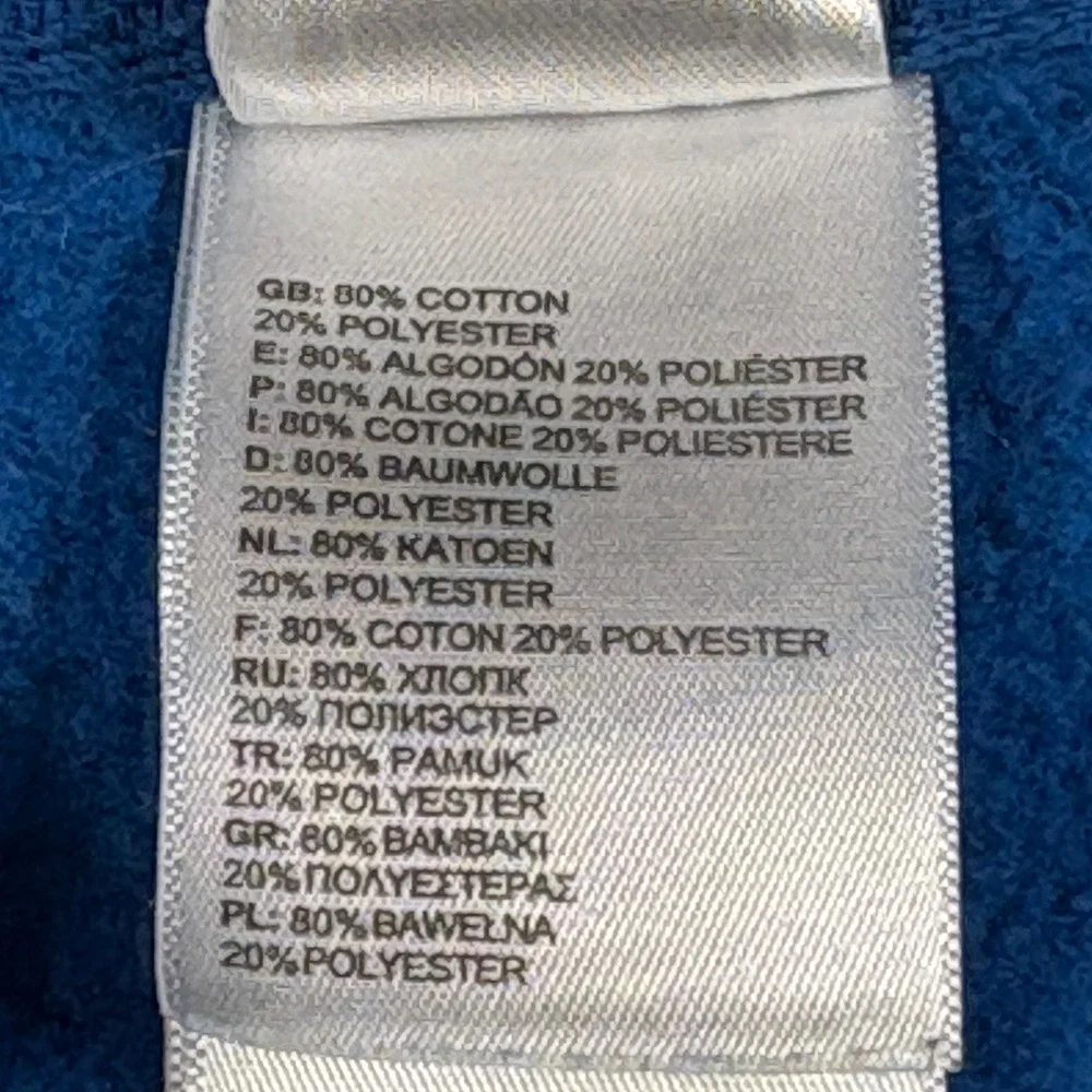 The North Face Full-Zip Hoodie Mens XL TB5Q ABAA Blue Embroidered Logo EUC